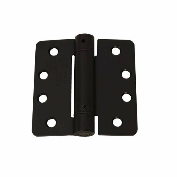 Pamex 4in x 4in 1/4in Radius Corner UL Listed Spring Hinge Oil Rubbed Bronze Finish H44S10OB